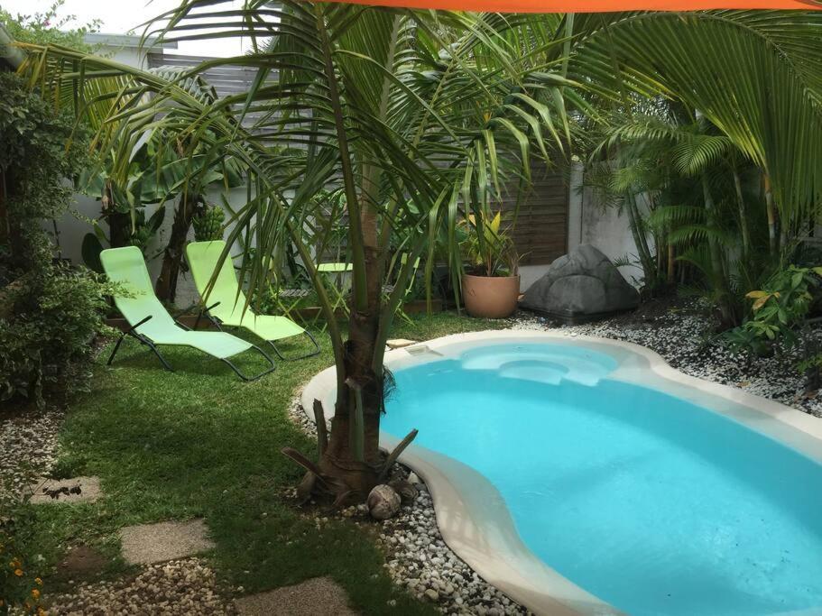 סיינט ג'וזף Le Nid D'Amour Avec Sa Piscine Et Jacuzzi Chauffes מראה חיצוני תמונה